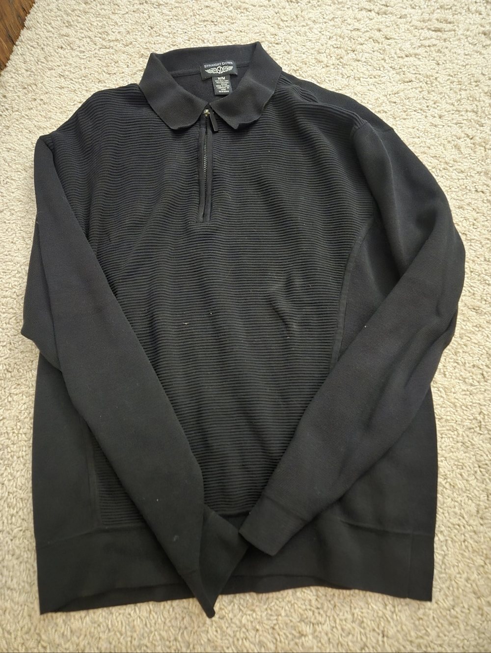 Mens Golf Sweater Straight Down